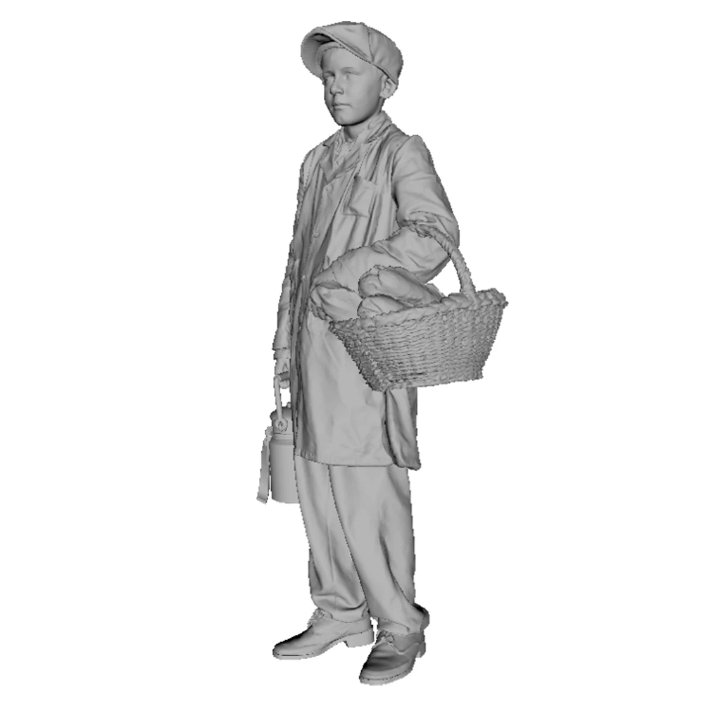 Model Kit Diorama - 1/35 Junge Ziviljunge des Zweiten Weltkriegs,