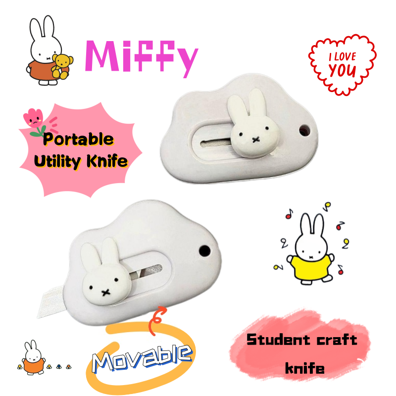 Model Kit Cutter - Miffy-Kaninchen-Kunstmesser, kreatives, individuelles, niedliches Cartoon-Messer, tragbares,
