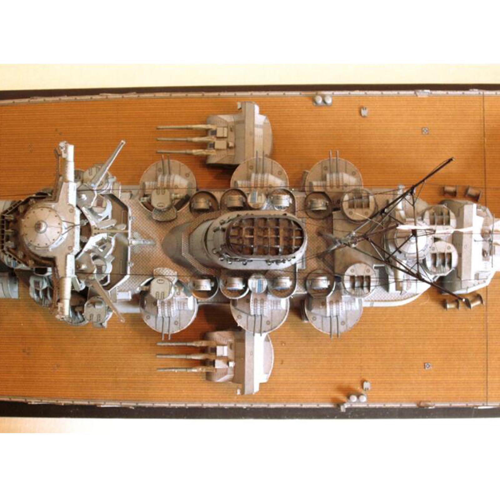 Model Kit Ww2 - 1 Stück WW2 Yamato Marine-Schiff Puzzle