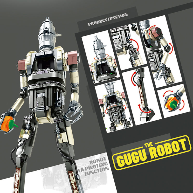 Model Kit Robocop - Maschinengebäude Spielzeug Modell Stern IG11 Roboter