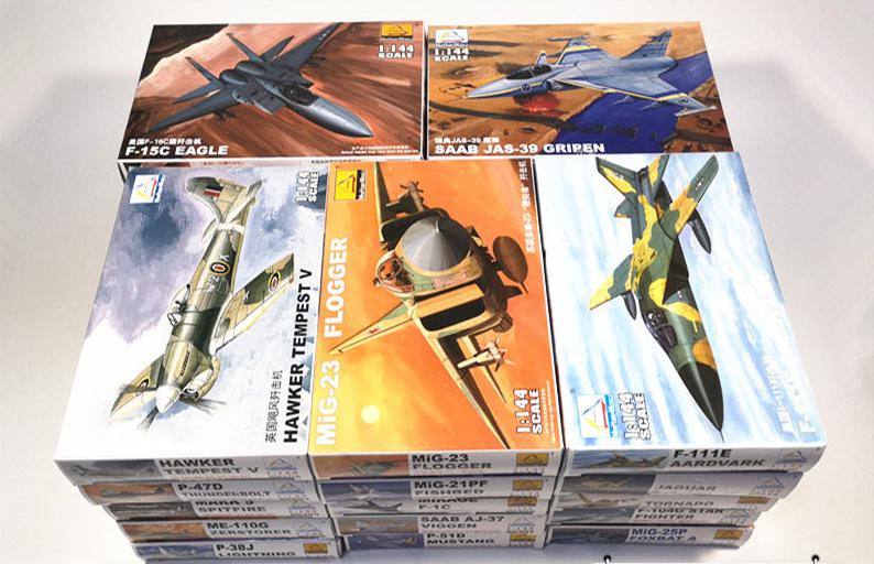 Model Kit Ww2 - 25 Stück 1/144 Plastik-Bausatz Militärflugzeug-Modelle WWII