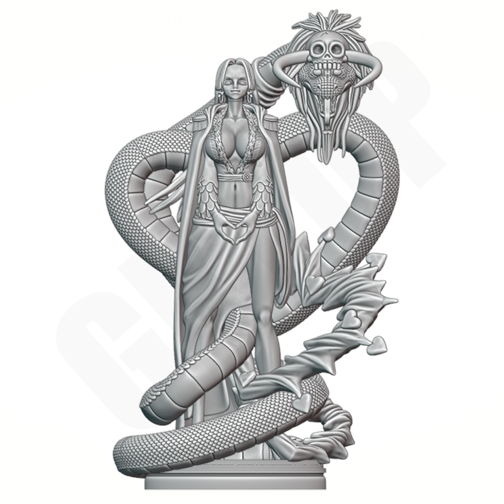 Model Kit Figure - NSFW Orientalische Dame mit Schlange FUTA