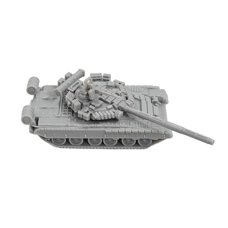 Model Kit Diorama - 5 Stück 3D-gedrucktes T-80BV Hauptkampfpanzer-Modell im