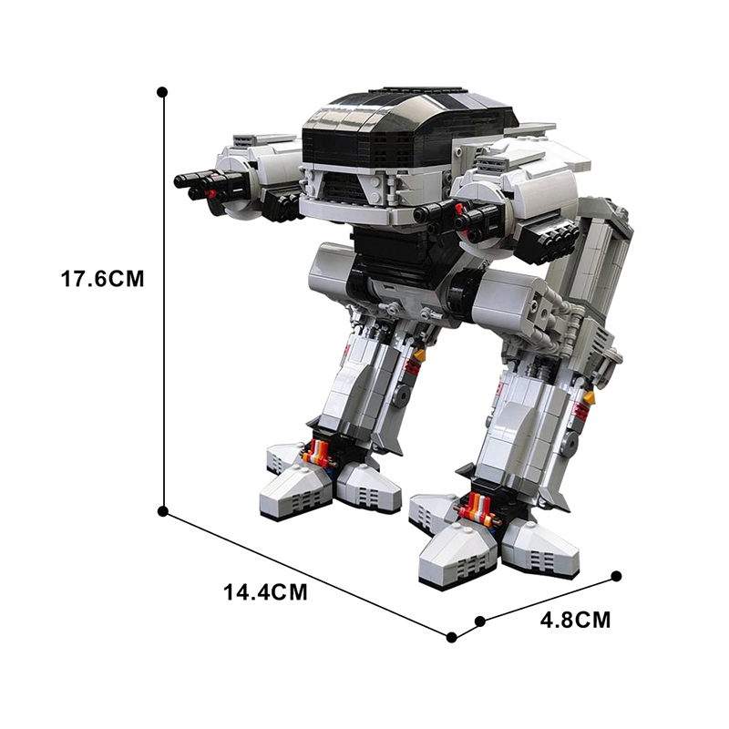 Gobricks UCS Scale ED-209 Robo – Model Kit Robocop Bewertung und Preis